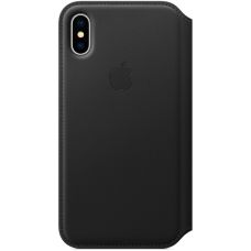 Чехол для iPhone Apple iPhone X Leather Folio Black 